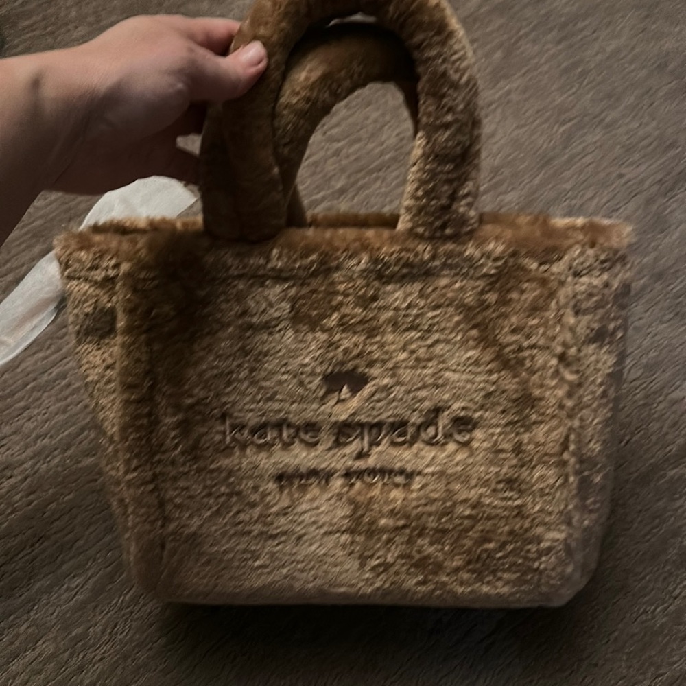 KATE SPADE ELLA SHEARLING TOTE